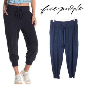 Free People Pants & Jumpsuits - Free People FP Movement Blue Terry Joggers S Small Free People Pants & Jumpsuits - Free People FP Movement Blue Terry Joggers S Small